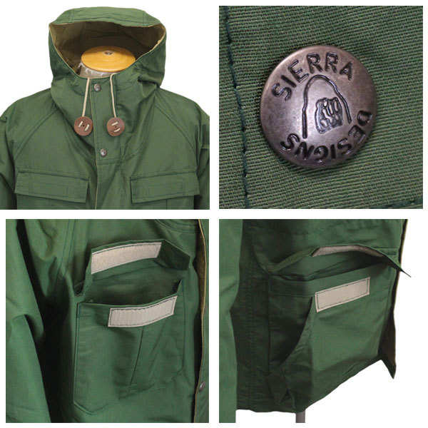 SIERRA DESIGNS (シエラデザインズ) 7910 MOUNTAIN PARKA マウンテンパーカー 米国製 SD001 Olive Drab / Black M_SIERRADESIGNS(シエラデザインズ)正規取扱