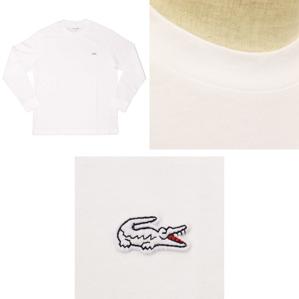 LACOSTE (ラコステ) TH5822L ワンポイントTシャツ 長袖 LC288 166ネイビー 3-S_LACOSTE(ラコステ)正規取扱店TH