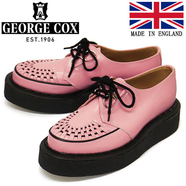 GEORGE COX (ジョージコックス) SKIPTON 3588 VI ラバーソール レザーシューズ 450 PINK UK6