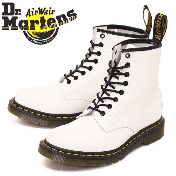 早い者勝ち Dr.Martens (ドクターマーチン) UK7-約26.0cm WHITE ブーツ