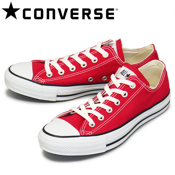 CONVERSE (コンバース) 32160322 キャンバス オールスター OX レッド M9696 CV018 US5.5-24.5cm_CONVERSE