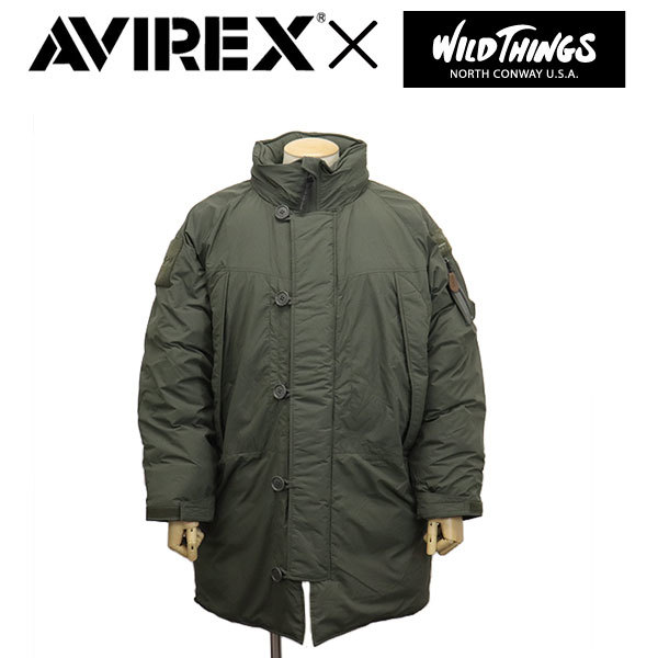 AVIREX (アヴィレックス) X WILDTHINGS (ワイルドシングス) 6112180 MONSTER PARKA モンスター パーカー ジャケット 75OLIVE L