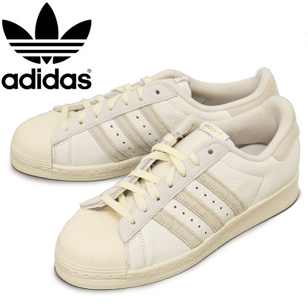 adidas (アディダス) GY3429 SUPERSTAR 82 スーパースター 82 スニーカー クラウドホワイトxアルミナxクリームホワイト AD160 28.0cm