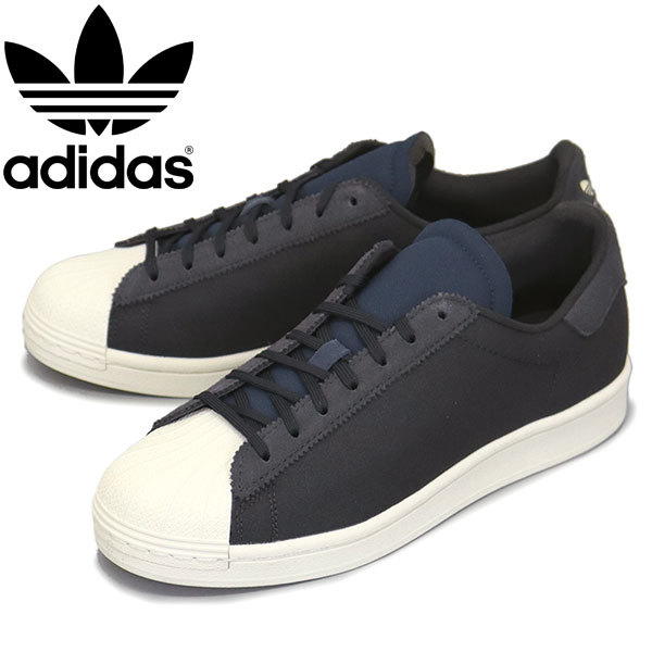 adidas (アディダス) GY0659 SUPERSTAR スーパースター スニーカー カーボンxチョークホワイトxクルーネイビー AD119 25.5cm