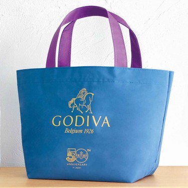 &ROSY 2022 year 9 month number [ magazine appendix ]GODIVA keep cool pocket attaching high class tote bag 