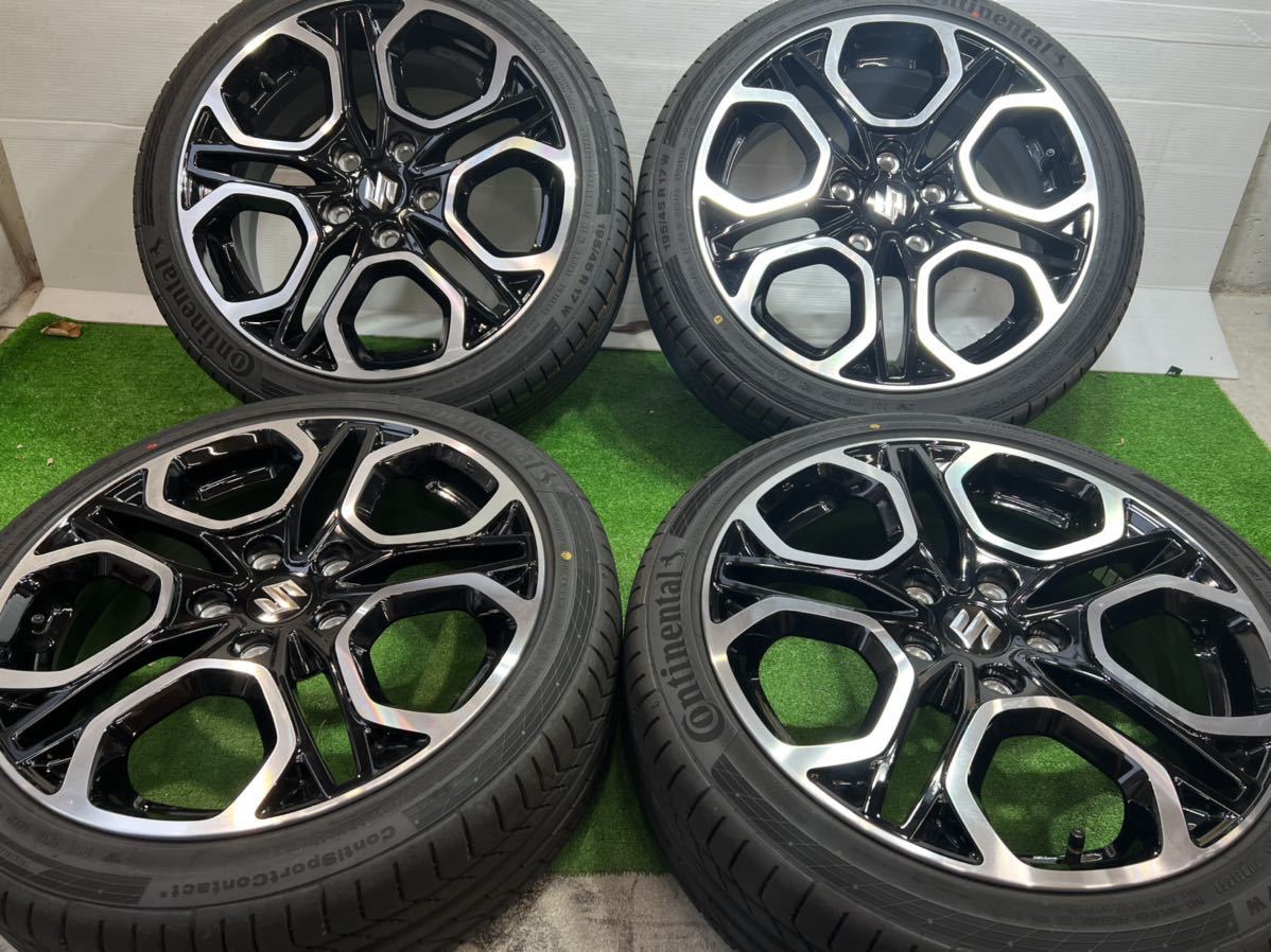 ☆美品☆バリ山☆スズキ☆スイフトスポーツ ZC33S 純正タイヤホイール4