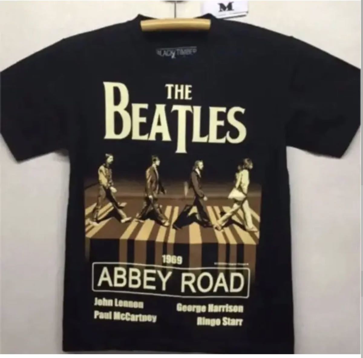 ポイント10倍 ロックT T 希少イギリス製ザビートルズBEATLES アビー