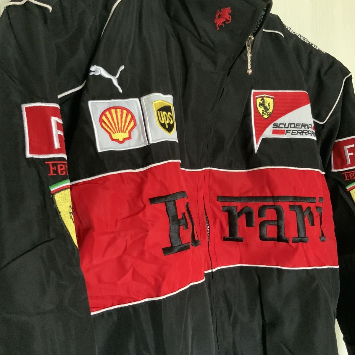 フェラーリ Ferrari レーシングジャケット XL ブラックver フェラーリ Ferrari レーシングジャケット XL ブラックver
