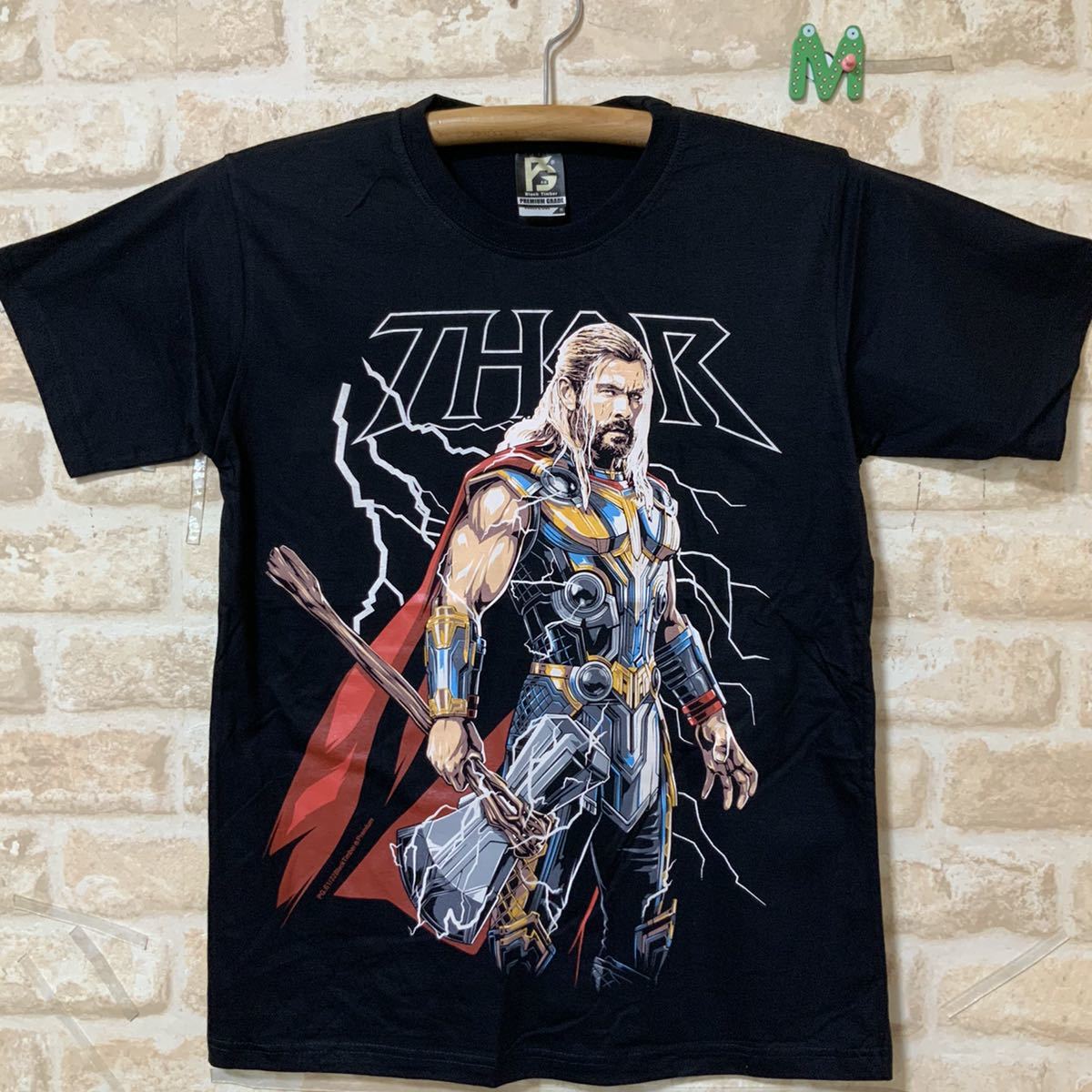 ソー　THOR Tシャツ　M サイズ　管K28 マーベル_画像1