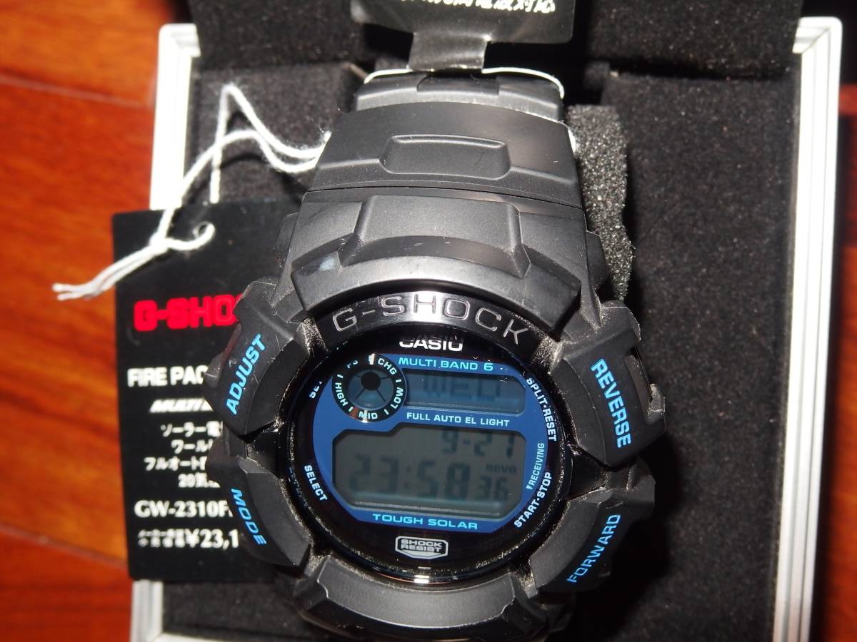 ［送料無料］G-SHOCK ファイアー・パッケージ 2021 限定モデル GW-2310FB-1B2JR 電波ソーラー 腕時計 - 5