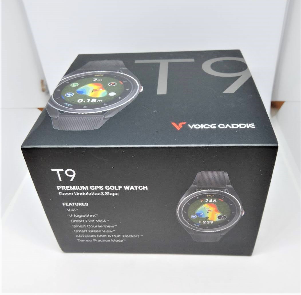 未使用】VOICECADDIE T9 最新GPSスマートゴルフウォッチ ブラック