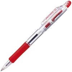 (業務用50セット) ゼブラ ZEBRA ボールペン ジムノック KRB-100-R 赤 10本