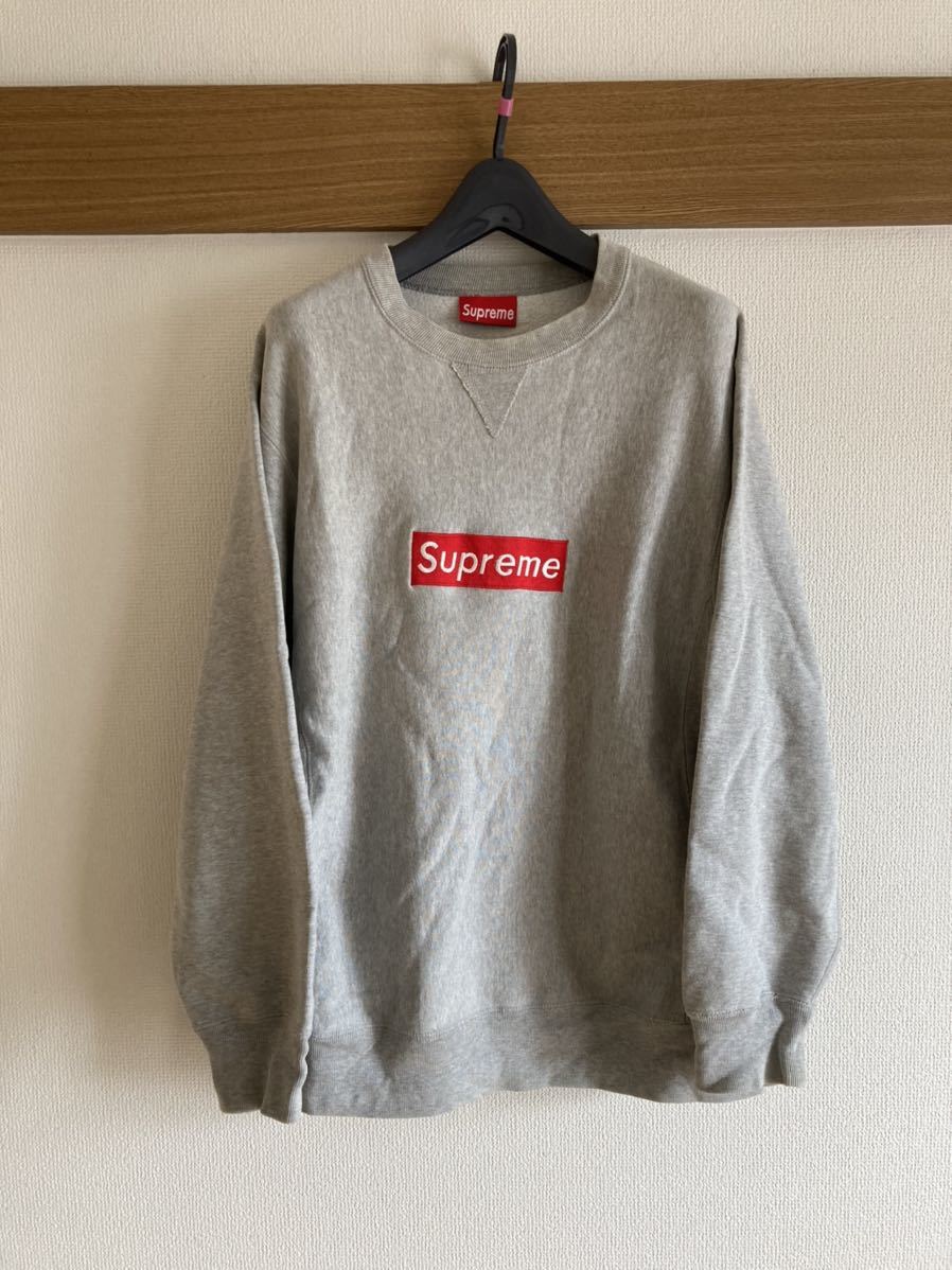 初期 90s USA アメリカ製 SUPREME シュプリーム Box Logo Crewneck