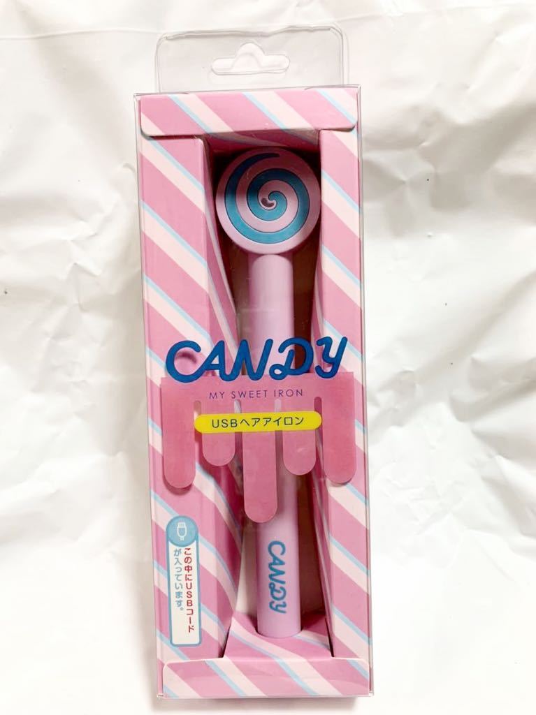 直送商品 CANDY ミニヘアアイロン CAP01 チェリーピンク