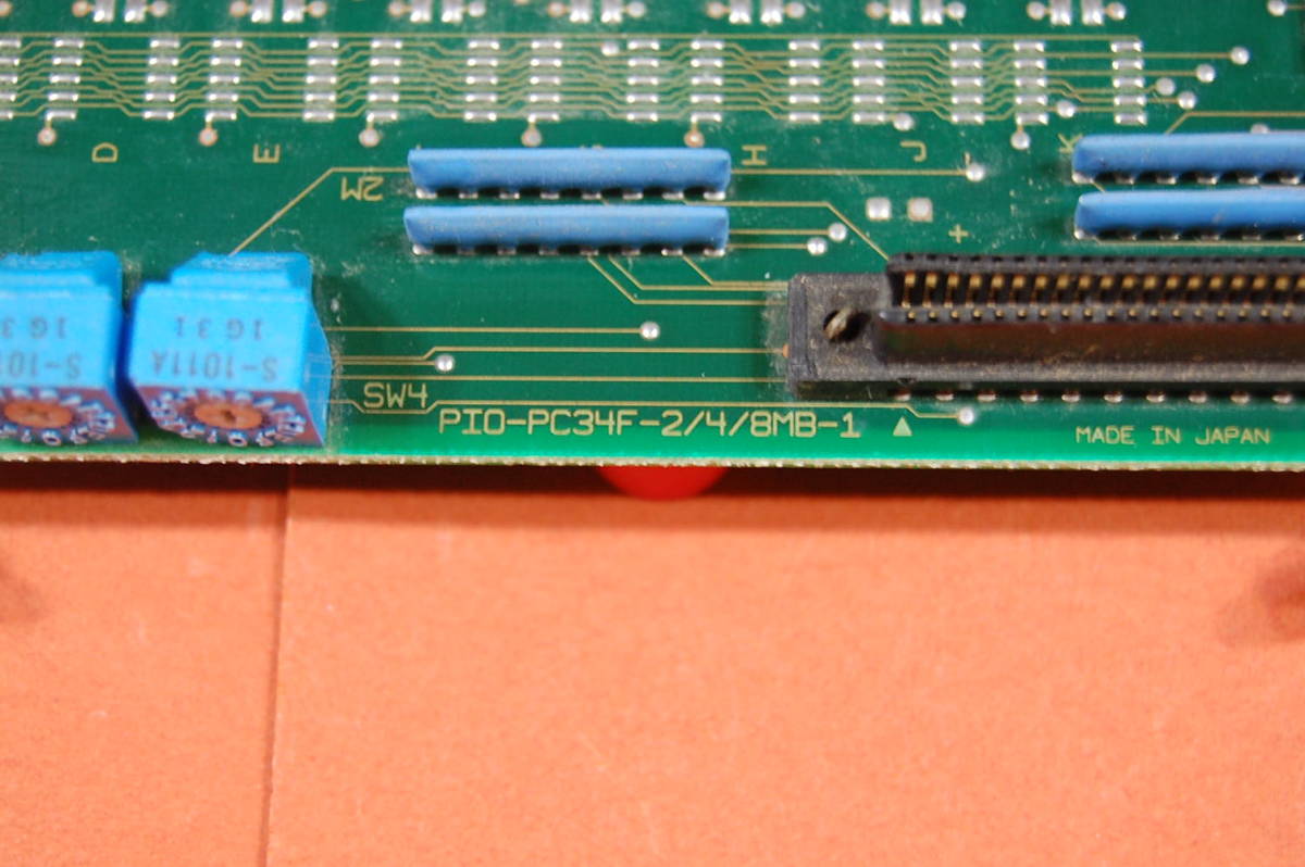 PC98 Cバス用 メモリボード IO DATA PIO-PC34F 2/4/8MB-1 2M? 動作未確認 現状渡し ジャンク扱いにて　P-093 1500 _画像2