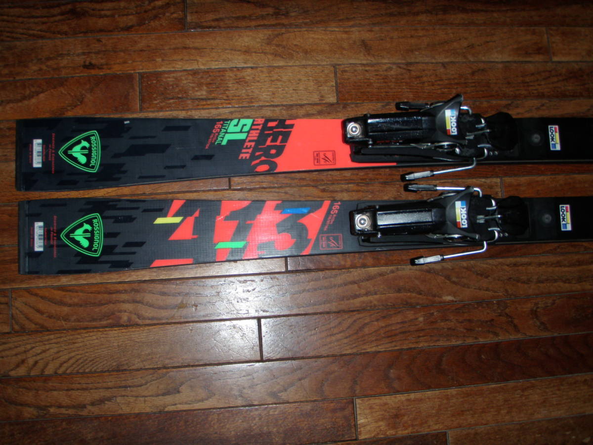 ロシニョール ROSSIGNOL HERO ATHELETE FIS SL 165cm R13 USED ラスト