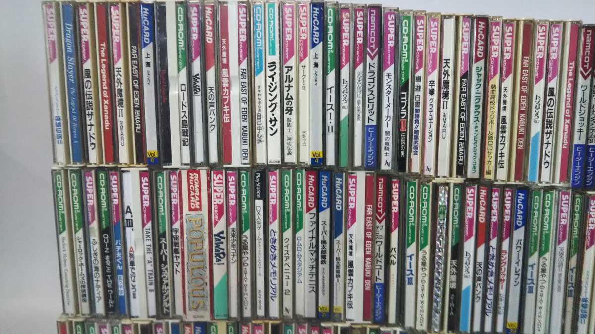 PCエンジン ソフト まとめて 140本 まとめ 大量 SUPER CD-ROM HuCARD CD-ROM2