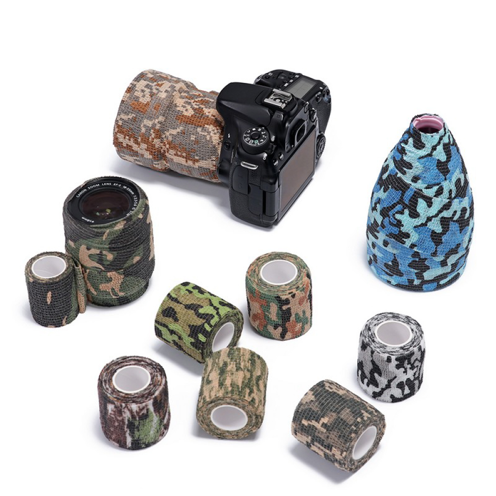  camouflage -ju tape grip tape 5cm width 4.5m volume [2 desert camouflage -ju] airsoft cloth made taping flexible tape 