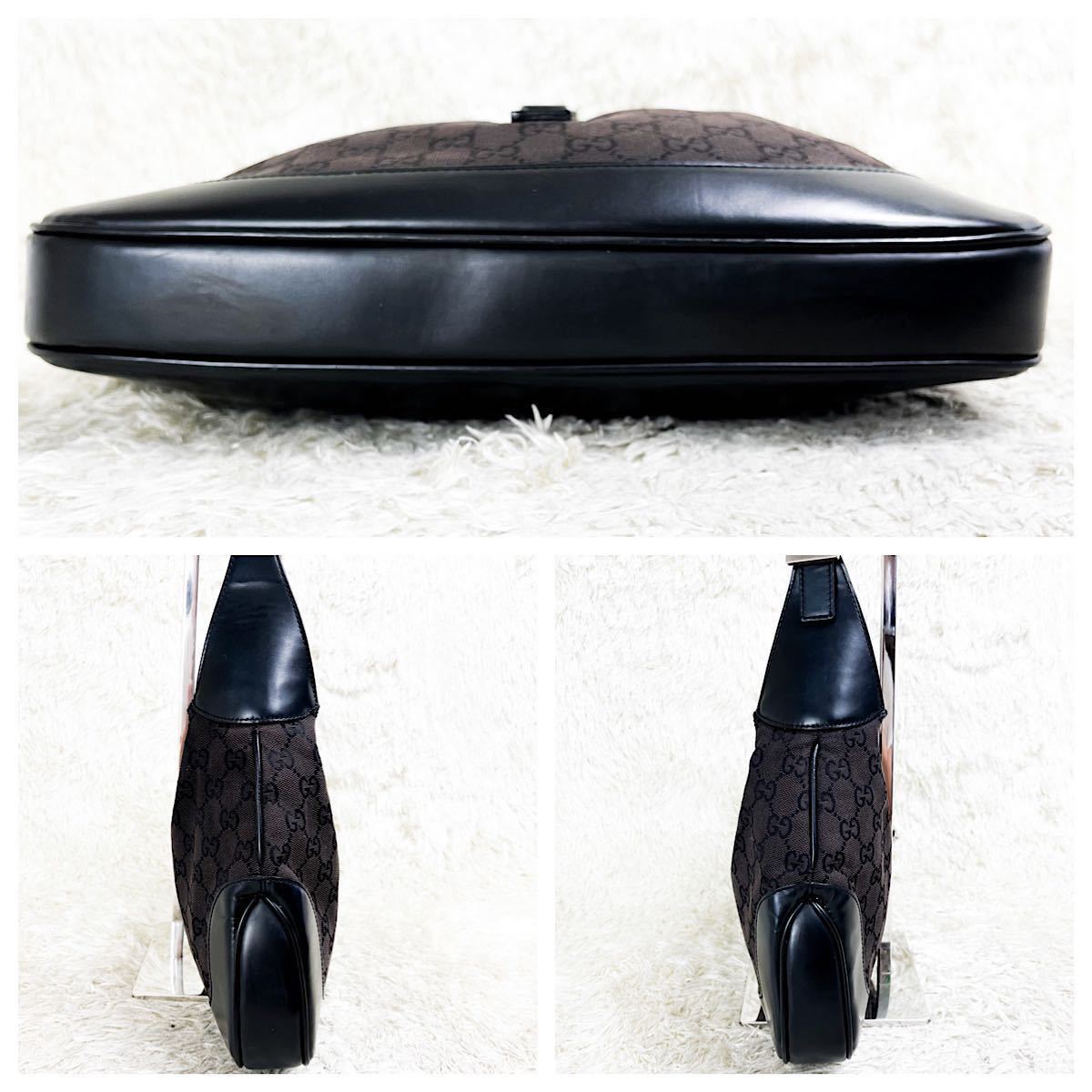1円 美品 GUCCI グッチ ジャッキー ワンショルダー バッグ