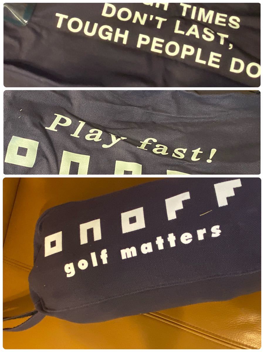 オノフ　キャディーバッグ　落札者ラッキー　オマケだらけ　ONOF Caddie Bag OB0322 クラブは違うよ_画像9