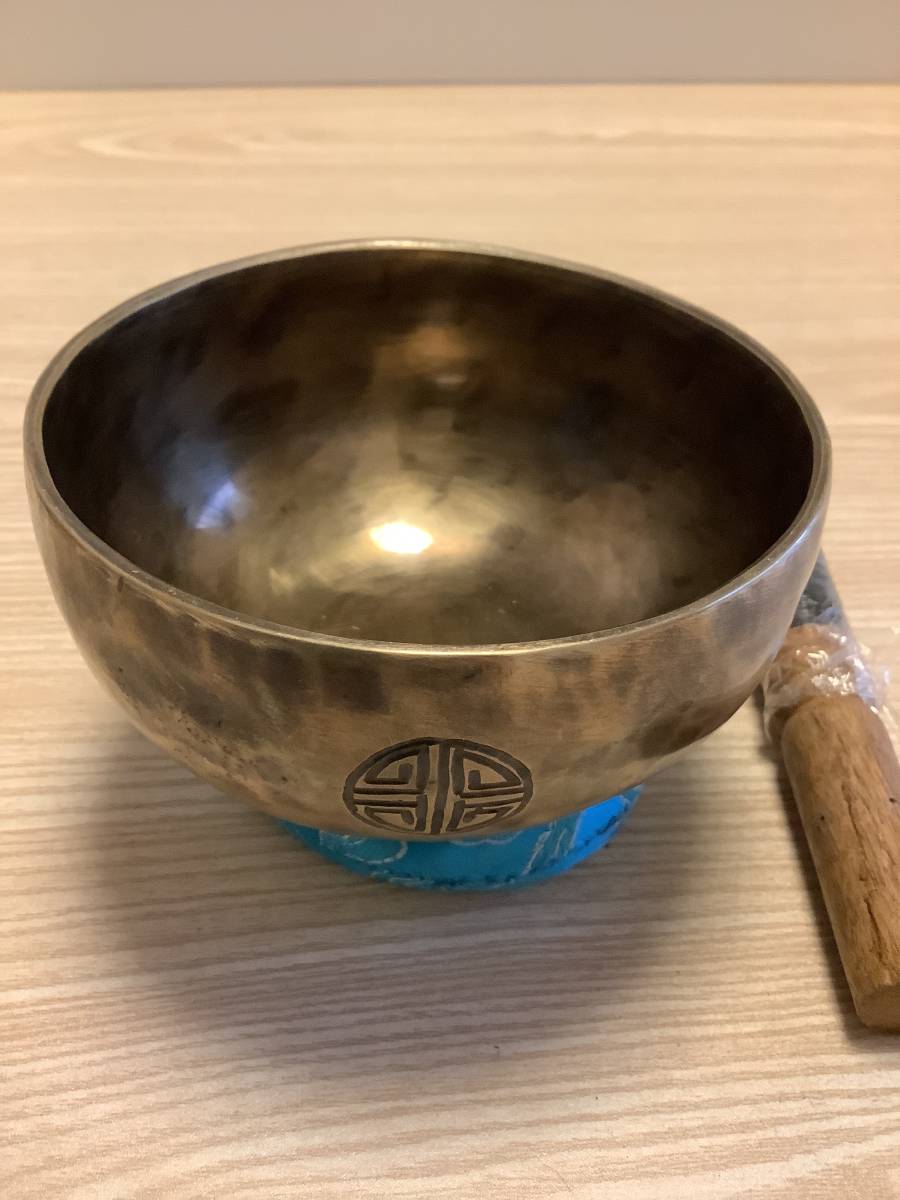 人気ブランドを シンギングボウル フルムーン マットゴールド25cm