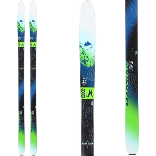 MADSHUS EON 62 WAX マズシャス イオン フラットソール 細板 スキー板 BCクロカン ライトテレマーク スキー板 175の画像1
