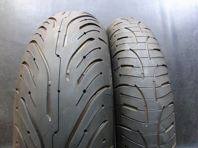 [ free shipping * * Okinawa * excepting remote island ] used front and back set! Michelin * load 4. 120/70ZR17. 190/50ZR17. RS990:22094