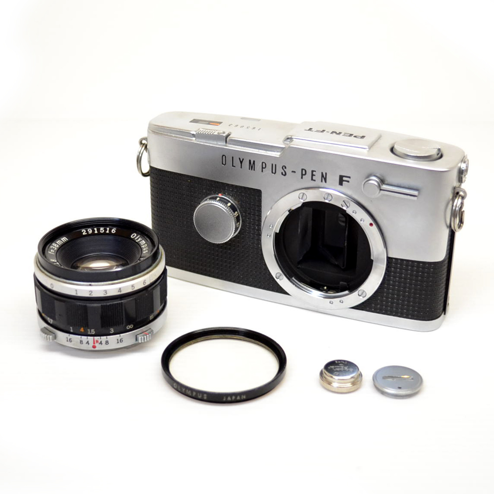 美品 OLYMPUS オリンパス PEN-FT F.ZUIKO Auto-S F1,8 f=38mm 動作確認