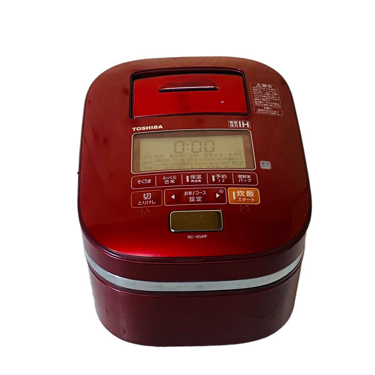 【ジャンク品】RC-10VPF 東芝 炊飯器 Yahoo!オークション - TOSHIBA 東芝 RC-10VPF 真空圧力 IH 炊飯