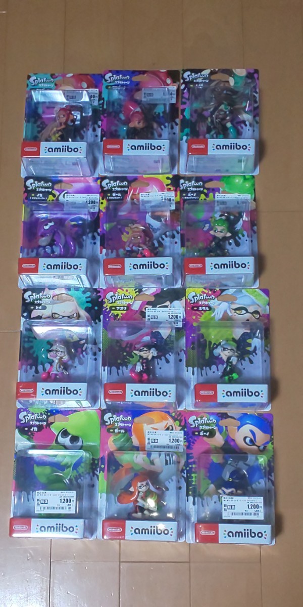 Nintendo★amiibo★スプラトゥーン★任天堂★新品未開封★12体ｾｯﾄ★Wii U/3DS★スプラトゥーンシリーズ