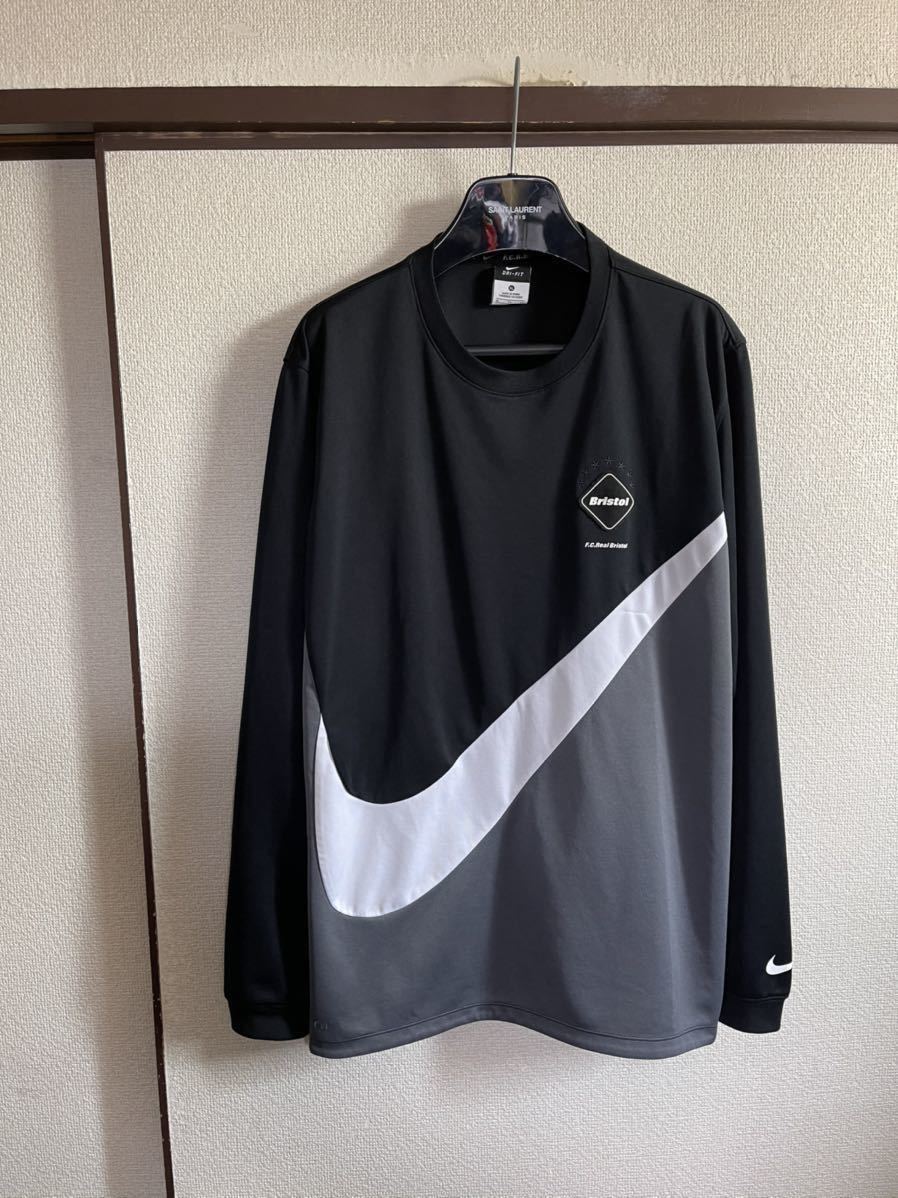 [Хорошо] [xl size] fcrb nike f.c Real Bristol Fshirare Vristol Nike Sophnet Sof Dri Fit Game Jersey XL T -Frack Black