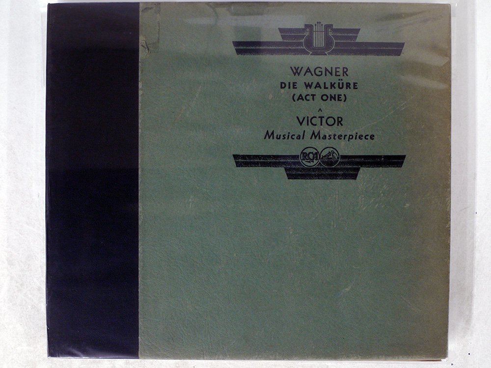 SP盤 米 8枚組 ブルーノ・ワルター, ロッテ・レーマン/ワーグナー ワルキューレ 第1幕/VICTOR M 298_画像1