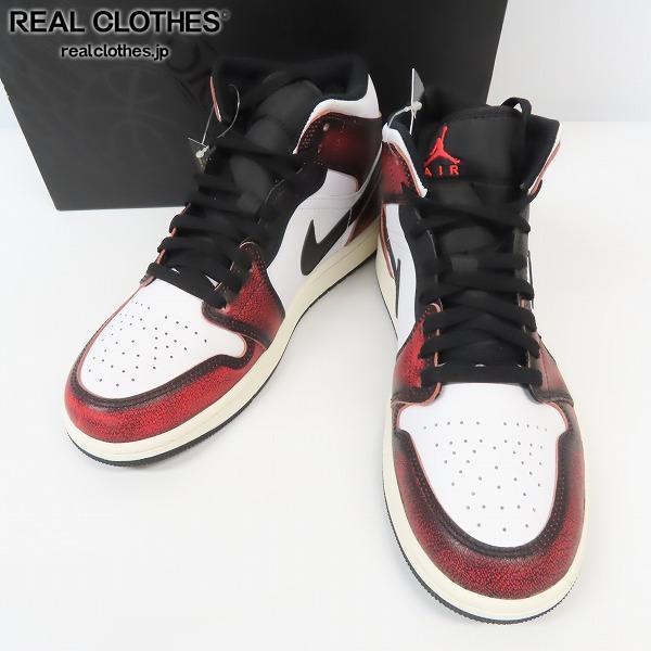 NIKE/ナイキ JORDAN BRAND AIR JORDAN 1 MID SE/エア ジョーダン BLACK アウトレット大特価 NIKE エアジョーダン1 27.5cm BLACK/INFRARED MID スニーカー