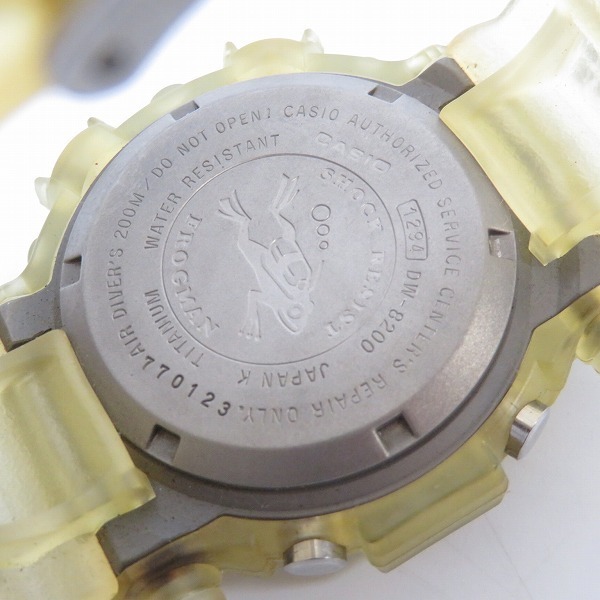 G-SHOCK/Gショック FROGMAN/フロッグマン 透けチタン スクリューバック