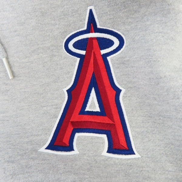 ☆【未使用】APPLEBUM/アップルバム “LA Angels” Oversize Sweat Parka MLB2120402A L /080_画像8