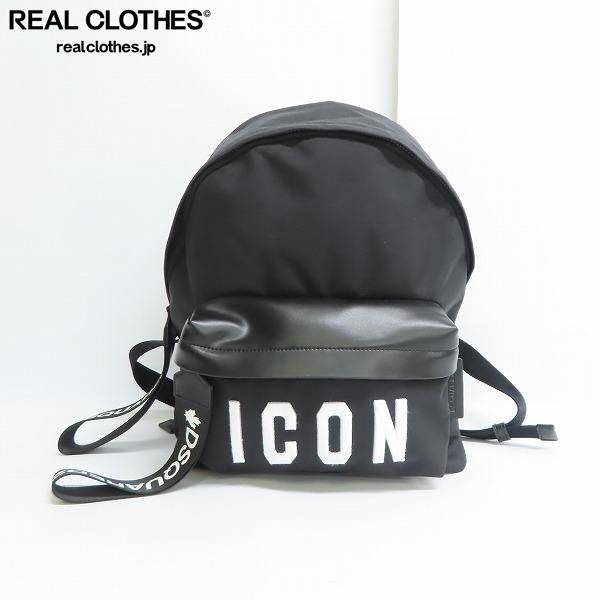 カナダ DSQUARED2 ICON刺繍 バックパック NW7cx-m21134659870 ディー ...