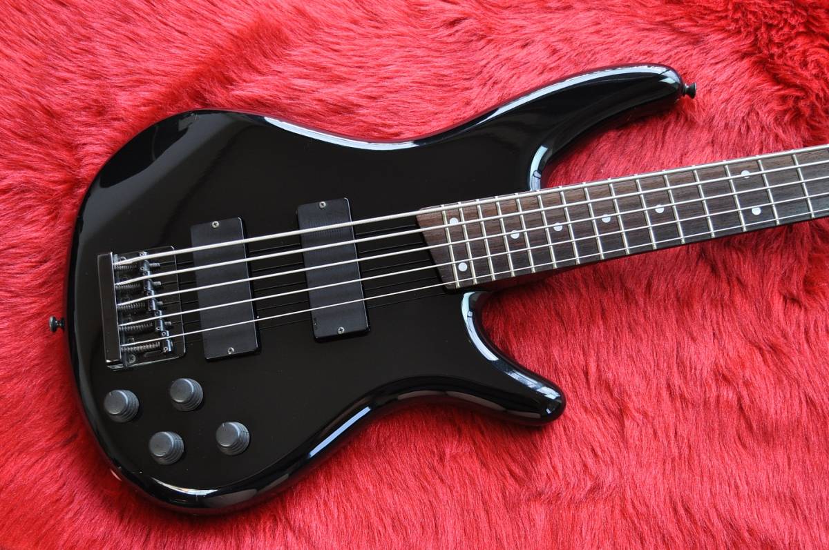 1円スタ Ibanez SR645 Black FUJIGEN MADE in JAPAN 5弦ベース