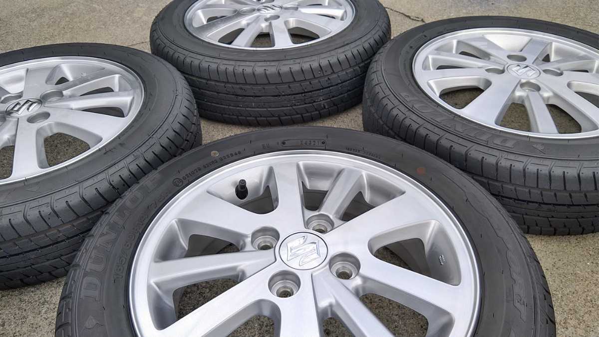 新車外し 美品 バリ山イボ付 スズキ 純正 エブリイワゴン ホイール
