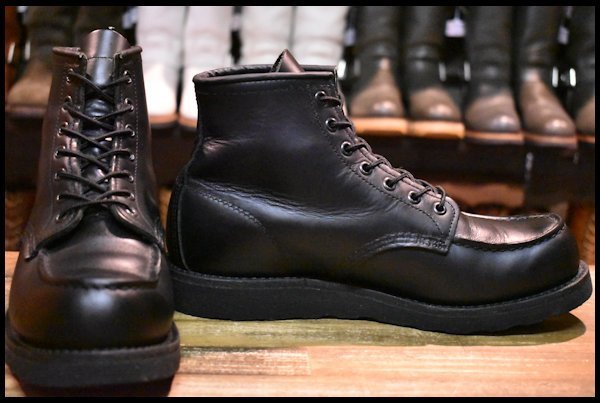 REDWING レッドウイング 8137 ブーツ ブラック 9.5D-