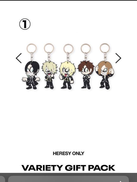 the GazettE ラバーストラップ　巾着　セット　ガゼット　heterodoxy 新品　ルキ