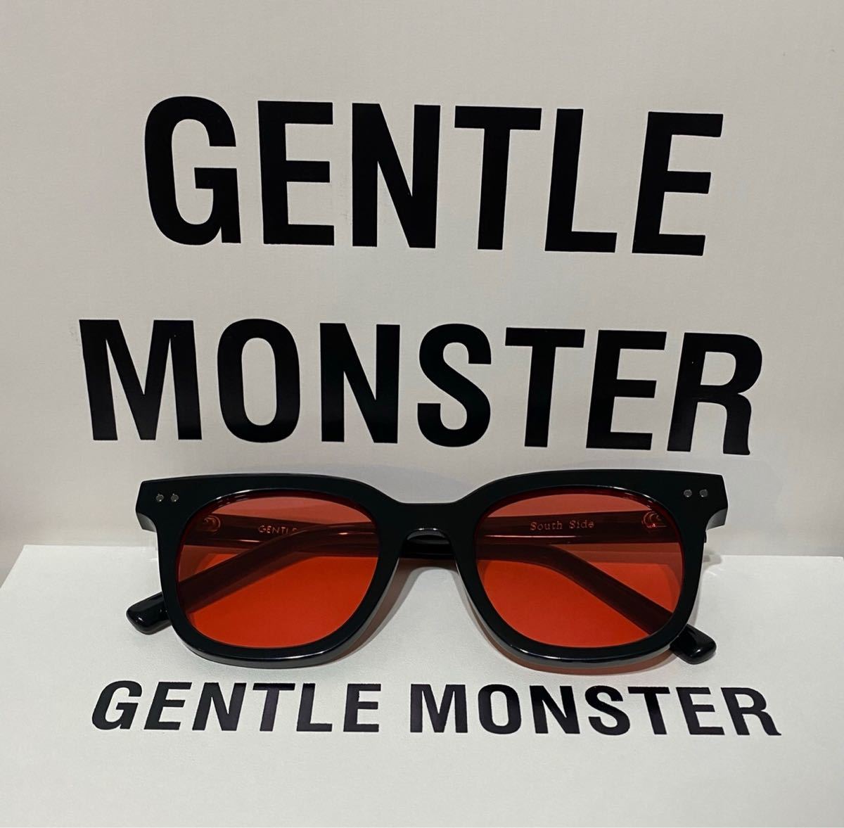 Gentle Monster ジェントルモンスター SOUTH SIDE サングラス レッド 赤色(セル、プラスチックフレーム)｜売買された