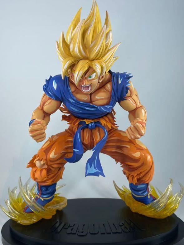 ドラゴンボール フィギュア リペイント 超像ART 二次元彩色 孫悟空 超サイヤ人 DRAGONBALL _画像2