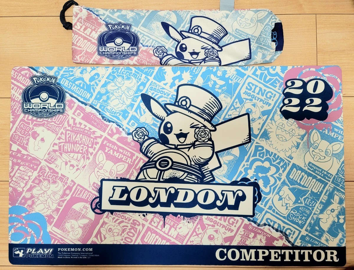 WCS 2022 ロンドン　限定　プレイマット ポケモン WCS2022 プレイマット ロンドン