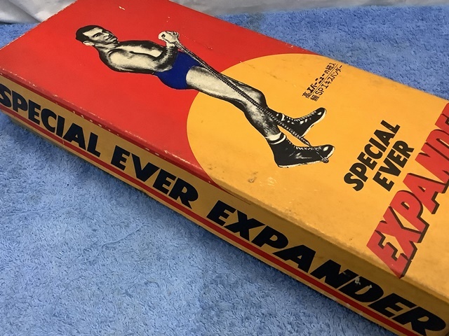  Showa Retro high class expander SPECIAL EVER EXPANDER box attaching inspection sport training .tore goods 