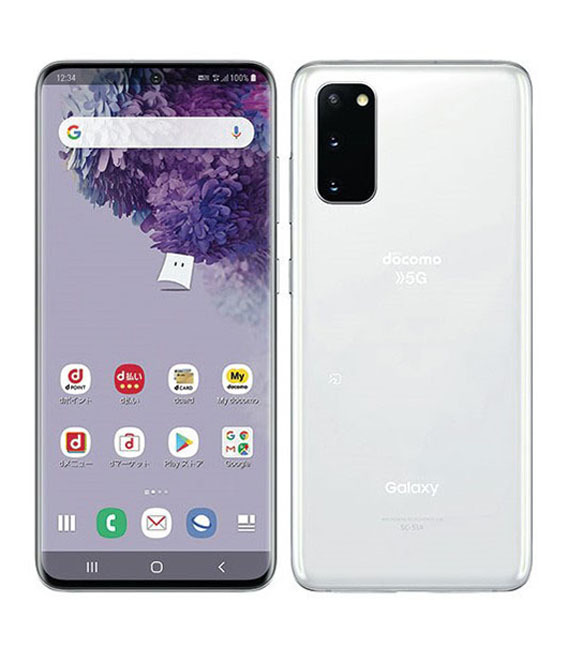 Galaxy S20 5G クラウドホワイト 128 GB docomo-