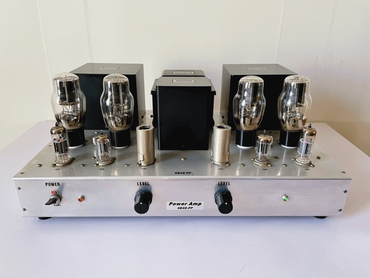 TANGO 6B4G-PP自作真空管パワーアンプVACUUM TUBE Power Amp #MS-330(1