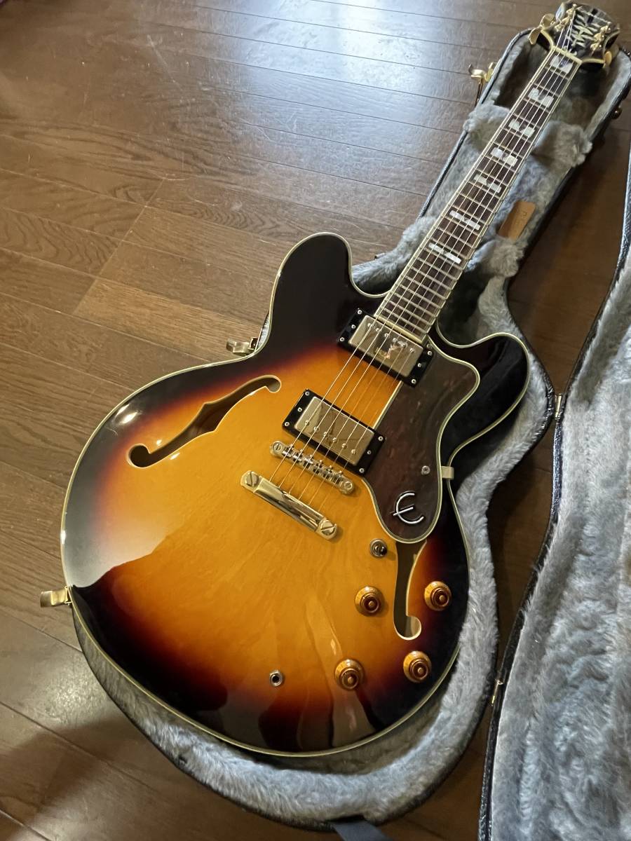 風格バツグン 美品】 Epiphone Sheraton II 2010年製 エピフォン