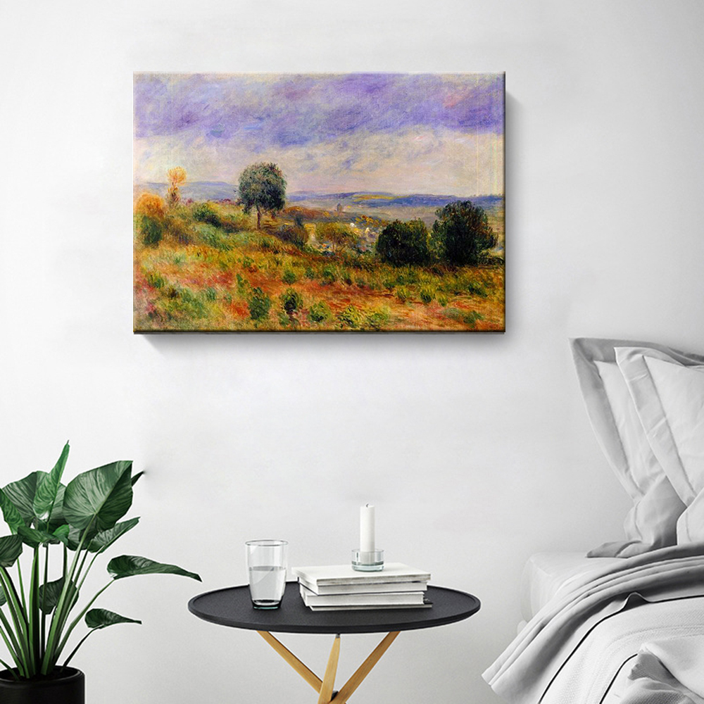 ファブリックパネル 絵画 インテリア ファブリック 絵 「Landscape, Vuvers-sur-Oise」 35×50cm 壁掛け アートパネル 送料無料_画像1