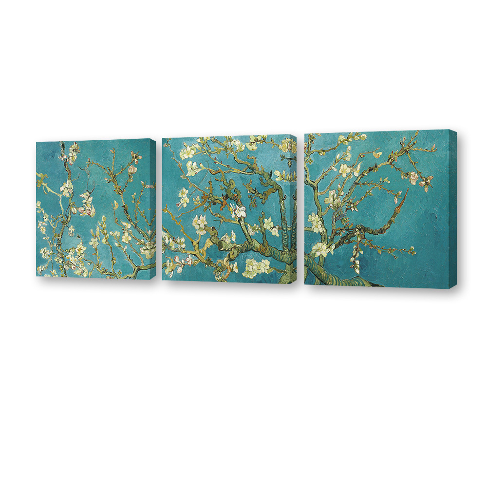  fabric panel 3 sheets picture interior fabric .[ almond. flower .] 40×40cm ornament art panel free shipping 