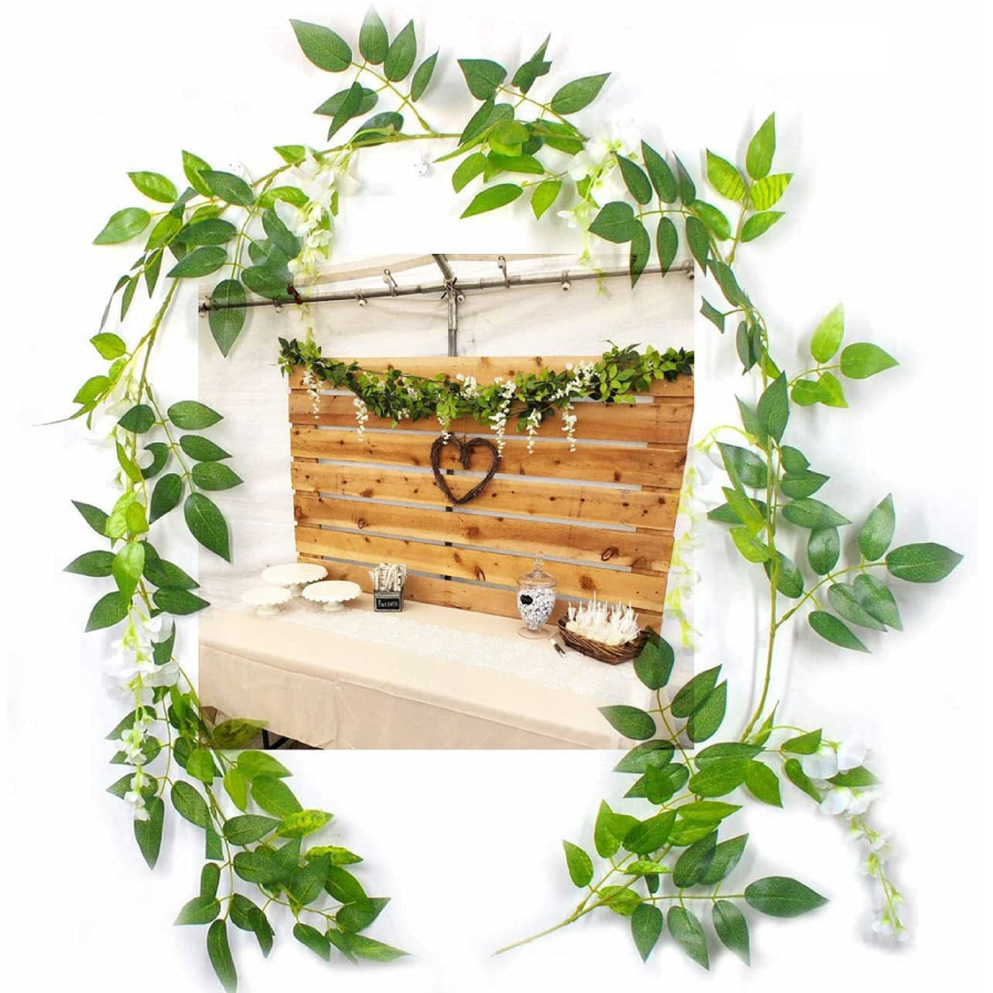 フェイクグリーン インテリア 造花植物 観葉植物 つる 結婚式 ホームガーデン 中庭 オフィス 結婚式 壁の装飾 送料無料_画像10